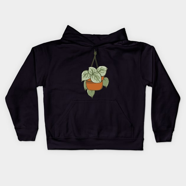 Monstera Kids Hoodie by Gernatatiti